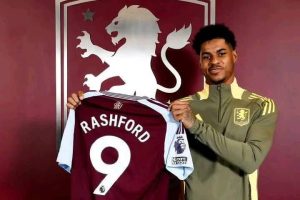 Marcus Rashford aston villa